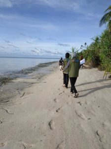 Monitoring Burung di Pulau Sawa di  Taman Nasional Wakatobi