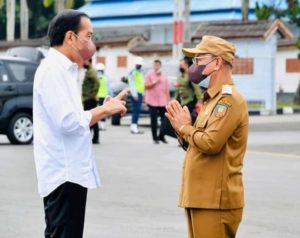 Temui Presiden, Bupati Surunuddin Laporkan Progres Vaksinasi di Konsel