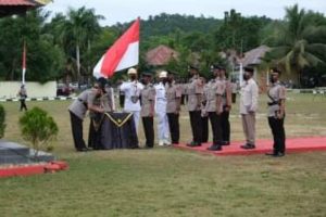 Kapolda  Lantik 225 Siswa Calon Bintara Jadi Anggota Polri