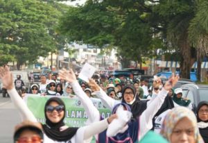 Kemeriahan Milad Kahmi ke 75, Ribuan Kader HMI Sultra Turun Jalan