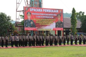 Pendidikan Bintara Polri 2022, Polda Sultra Siap Lahirkan Personel Yang Kuat, Tangguh dan Mandiri