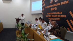 Perusda Konsel Gelar RUPS Tahun Buku 2021