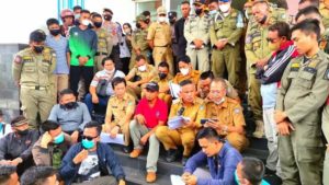 Tuntut Bantuan Traktor, Kelompok Tani Lamoen Motaha Unjuk Rasa di Kantor Bupati Konsel