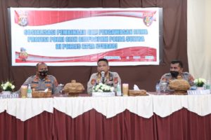 Bidpropam Sosialisasi Pembinaan dan Pengawasan Etika Profesi Polri di Polresta Kendari