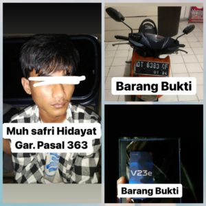 Buser 77 Polresta Kendari Ringkus Pelaku Pencurian Paket Kiriman Online