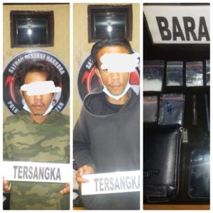 Satresnarkoba Polres Konsel Tangkap Dua Pria Pengedar Sabu