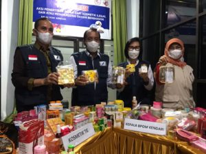 BPOM Kendari Sita Ribuan Kosmetik dan Obat Tradisional Ilegal