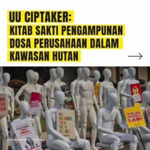 UU Ciptaker: Kitab Sakti Pengampunan Dosa Perusahaan Dalam Kawasan Hutan