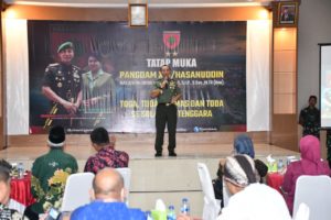 Pangdam Hasanuddin Ajak Jaga Kekompakan dengan Toga, Todat, Tomas dan Toda se Sultra