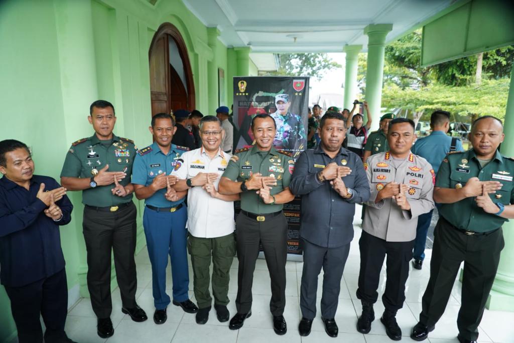 Kunjungan Ke Kodim 1417/Kendari, Pangdam Hasanuddin : 6K Cocok Dengan Apa Yang Menjadi Keinginan Pemerintah Daerah