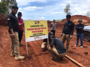 Tim Gabungan Razia Tambang Ilegal di Eks IUP PT PDP di Kolaka Utara