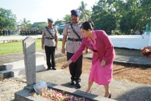 Sambut HUT Brimob Polri Ke – 77, Brimob Sultra Ziarah ke TMP
