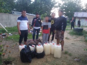 Operasi Sikat Anoa 2022, Polresta Kendari Sita Ratusan Liter Minuman Keras Tradisional