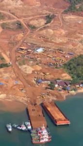 PJU Polda Sultra Lakukan Patroli Udara Memantau Illegal Mining