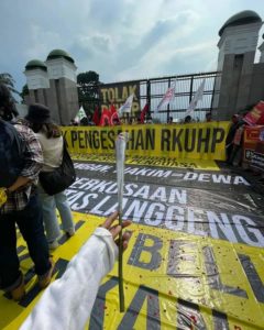 AJI: DPR dan Pemerintah Harus Menunda Pengesahan RKUHP Karena Akan Memberangus Kebebasan Pers dan Demokrasi di Indonesia