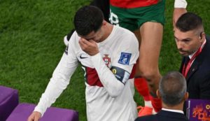 Tangis Ronaldo di Piala Dunia 2022 Usai Dikalahkan Maroko