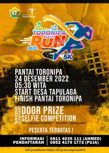 Dispar Sultra Gelar TORONIPA BEACH RUN 2022