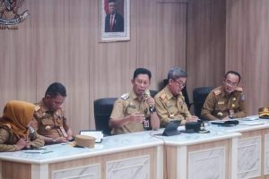 Pj. Walikota Asmawa Tosepu Pimpin Rakor Evaluasi Kinerja Perangkat Daerah