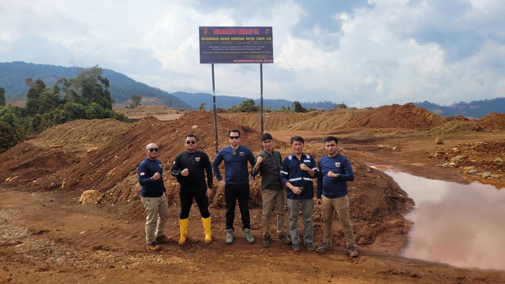 Tim Gabungan Intensifkan Giat Patroli Ilegal Minning di WIUP PT. Antam Site Konawe Utara