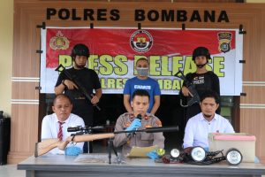 Berburu Babi Gunakan Senjata Api Seorang Pria di Bombana Diamankan Polisi