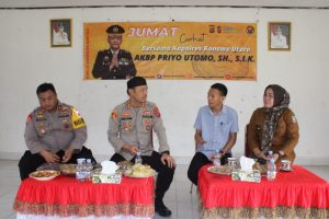 Jumat Curhat, Kapolres Konawe Utara Serap Aspirasi dan Belanja Masalah Warga