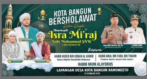 Peringatan Isra Mi’raj di Desa Kota Bangun Ranomeeto Dihadiri Habib Husen Bin Usman Al Hamid