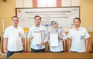 Kemen PUPR Gandeng Bank Mandiri Salurkan Dana BSPS Di Sultra