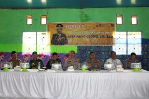 Polres Konawe Utara Serap Aspirasi Warga Dalam Giat Jumat Curhat