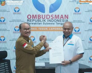 Pemkab Konawe Selatan Terima Hasil Penilaian Kepatuhan Penyelenggaraan Pelayanan Publik Tahun 2022 dari Ombudsman RI Perwakilan Sulawesi Tenggara