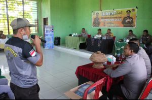 Saat Jumat Curhat Polres Konawe Utara Warga Keluhkan Sembrawutnya Pasar Laronanga