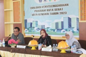 Rapat Evaluasi Penyelenggaraan Program Kota Sehat Kota Kendari tahun 2023