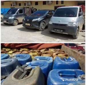 Polda Sultra Kembali Gagalkan Penyelundupan 5 Ton BBM Jenis Pertalite Dan 100 Buah Tabung Gas Elpiji 3 Kg