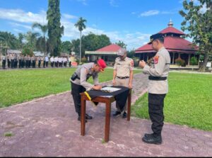 Terima 48 Siswa Seba Polri Yang Akan Latihan Kerja Di Polres Konsel, Ini Pesan Kapolres Konsel