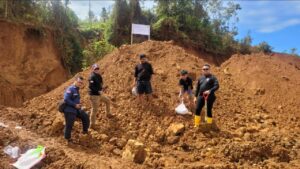 Subdit Tipidter Ditreskrimsus Polda Sultra Lakukan Penindakan Pelaku Ilegal Mining di WIUP PT Antam Konut