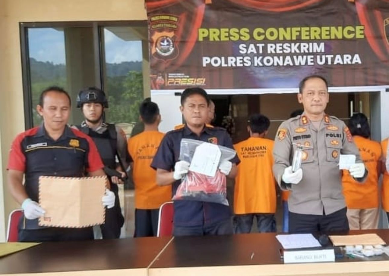 Polres Konawe Utara Ungkap Modus Baru Pelaku Curanmor, Dua Pelaku Ditangkap