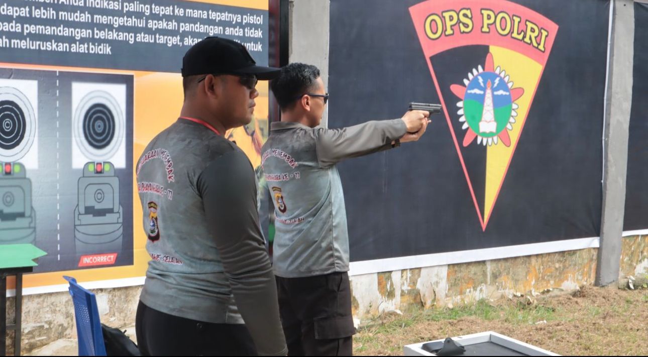 Kapolres Konsel Resmi Buka Kejuaraan Menembak Hari Bhayangkara Ke -77