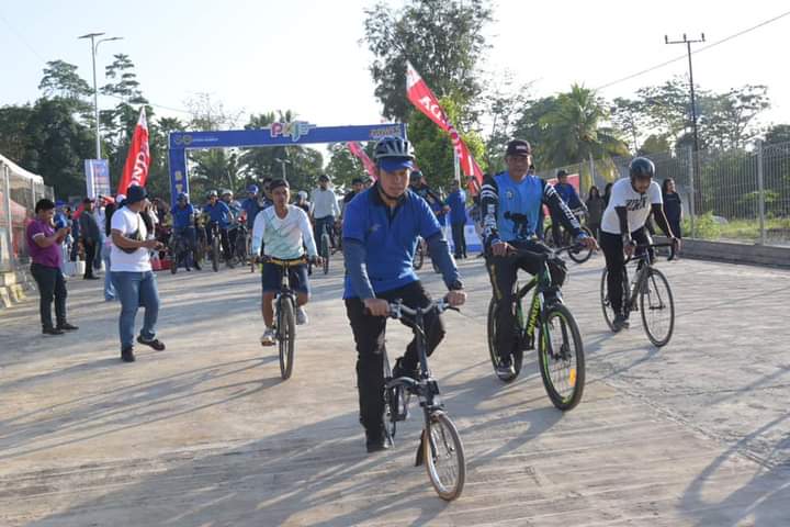 Gowes Bersama Pj Wali Kota Kendari