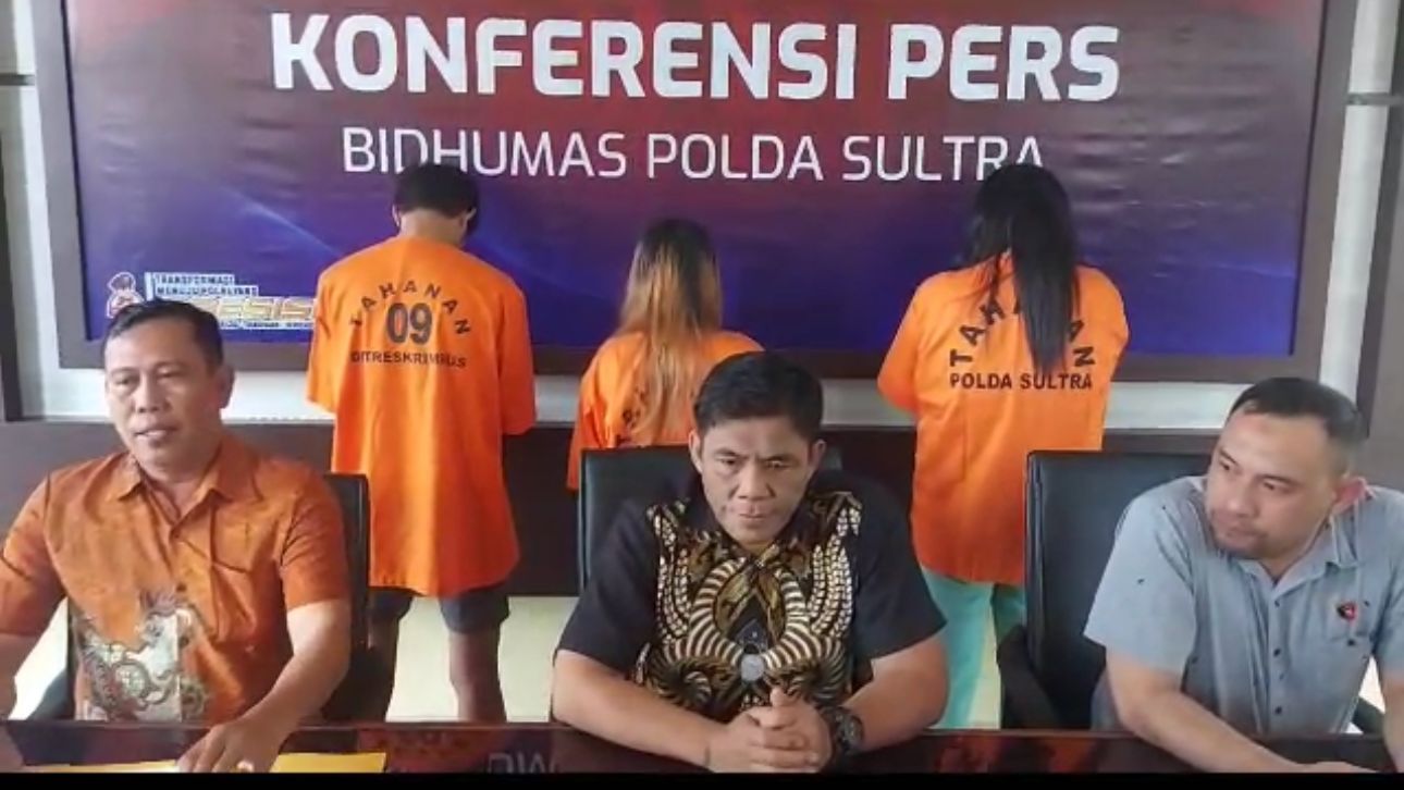 Ditreskrimum Polda Sultra Kembali Ungkap Prostitusi Online, Tiga Mucikari Ditangkap