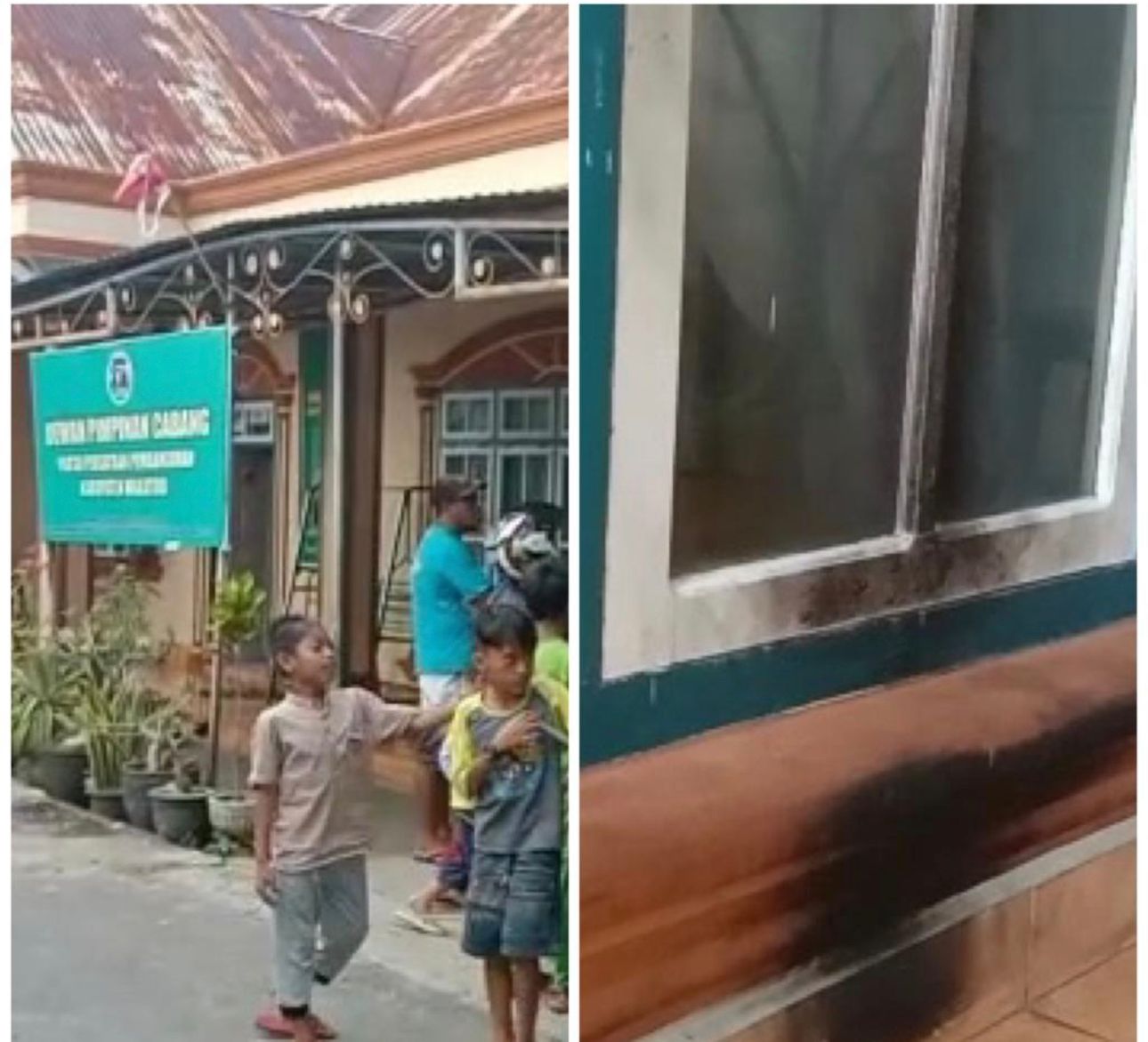 Rumah Sekaligus Sekretariat DPC PPP Wakatobi Dilempar Bom Molotov OTK