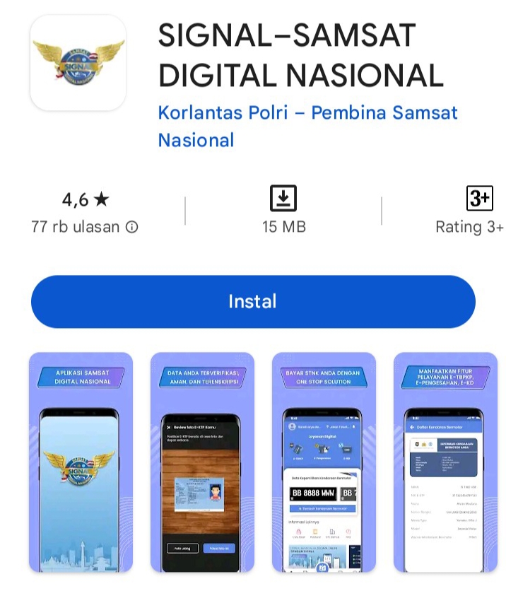 Aplikasi SIGNAL (Samsat Digital Nasional) Memudahkan Masyarakat Bayar Pajak Motor Tanpa Pungli dan Antre