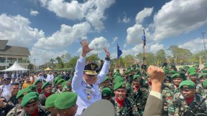 Peringati HUT ke-78 TNI, Pj. Gubernur Sultra Perkuat Kerja Sama dengan TNI Hadapi Pemilu