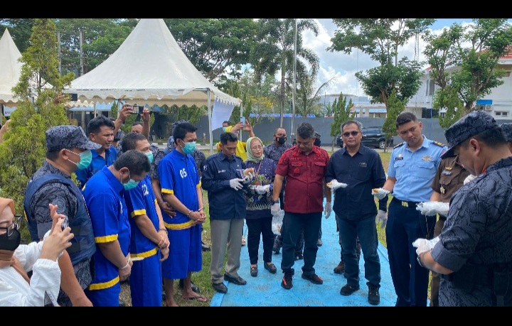 BNNP Sultra Musnahkan Barang Bukti Sabu Seberat 1730 Gram Hasil Penindakan 3 20231123 112352