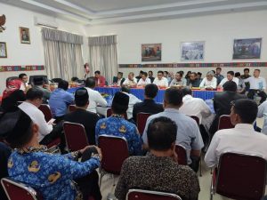 Setda Koltim Wakili Bupati Pimpin Rapat Pemantapan Pelaksanaan Penghapusan Kemiskinan Ekstrem di Koltim