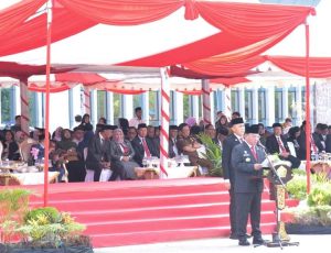 Pj Walikota Hadiri Upacara Peringatan Hari Guru Nasional dan Hari Kesehatan Nasional