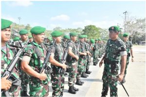 TNI di Sultra Gelar Apel Kesiapan Pengamanan Pemilu 2024