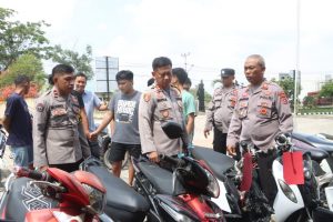 Polsek Poasia Ringkus Tujuh Pelaku Curanmor dan Sita 24 Unit Motor