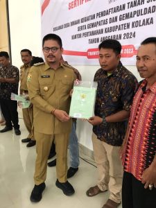 Pendaftaran Tanah Tahun Depan di Koltim Gratis