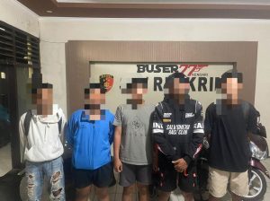 Buser77 Polresta Kendari Ringkus Lima Pelajar Terduga Pelaku Pengeroyokan