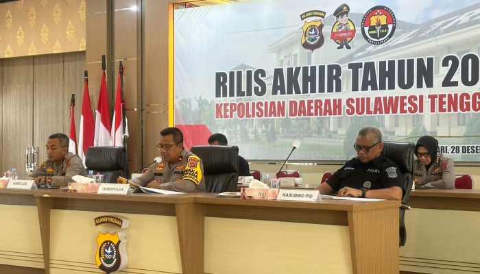 Kejahatan Konvensional Mendominasi Kasus Kriminal di Sultra Selama 2023