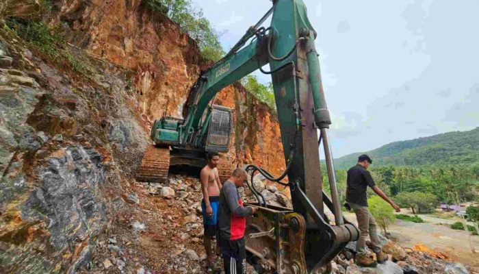 Ditreskrimsus Polda Sultra Tindak Tambang Ilegal di Konsel.